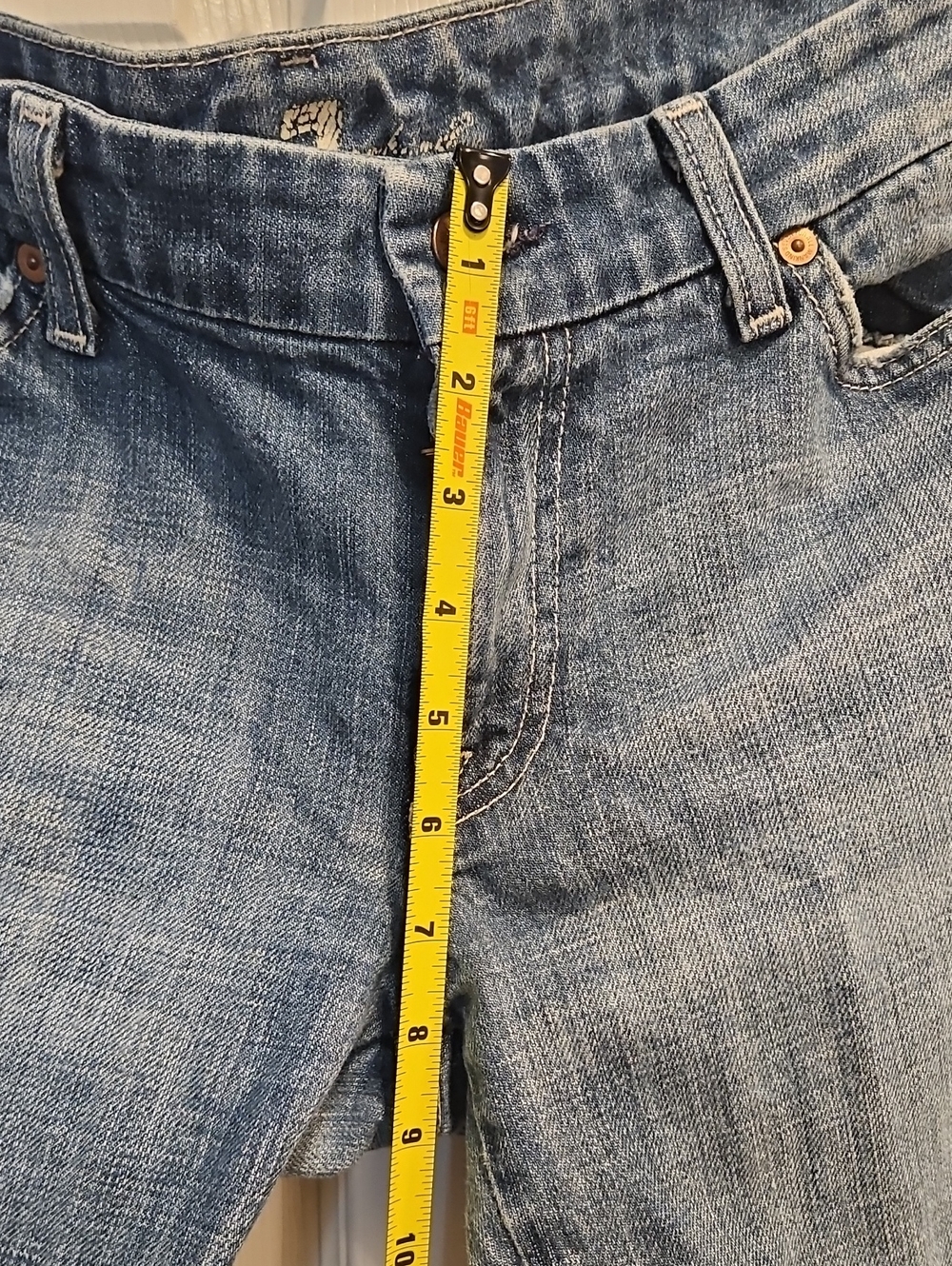 Seven 7 For All Mankind A Pocket With Crystals - Picture 10 of 13